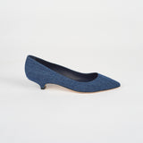 Jamie Haller - The Kitty Point Heel in Denim