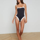 L'AGENCE - Tory Bandeau One-Piece Swimsuit