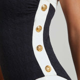L'AGENCE - Tory Bandeau One - Piece Swimsuit