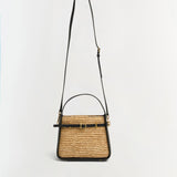 Simkhai - Cleo Mini Raffia Bucket Bag