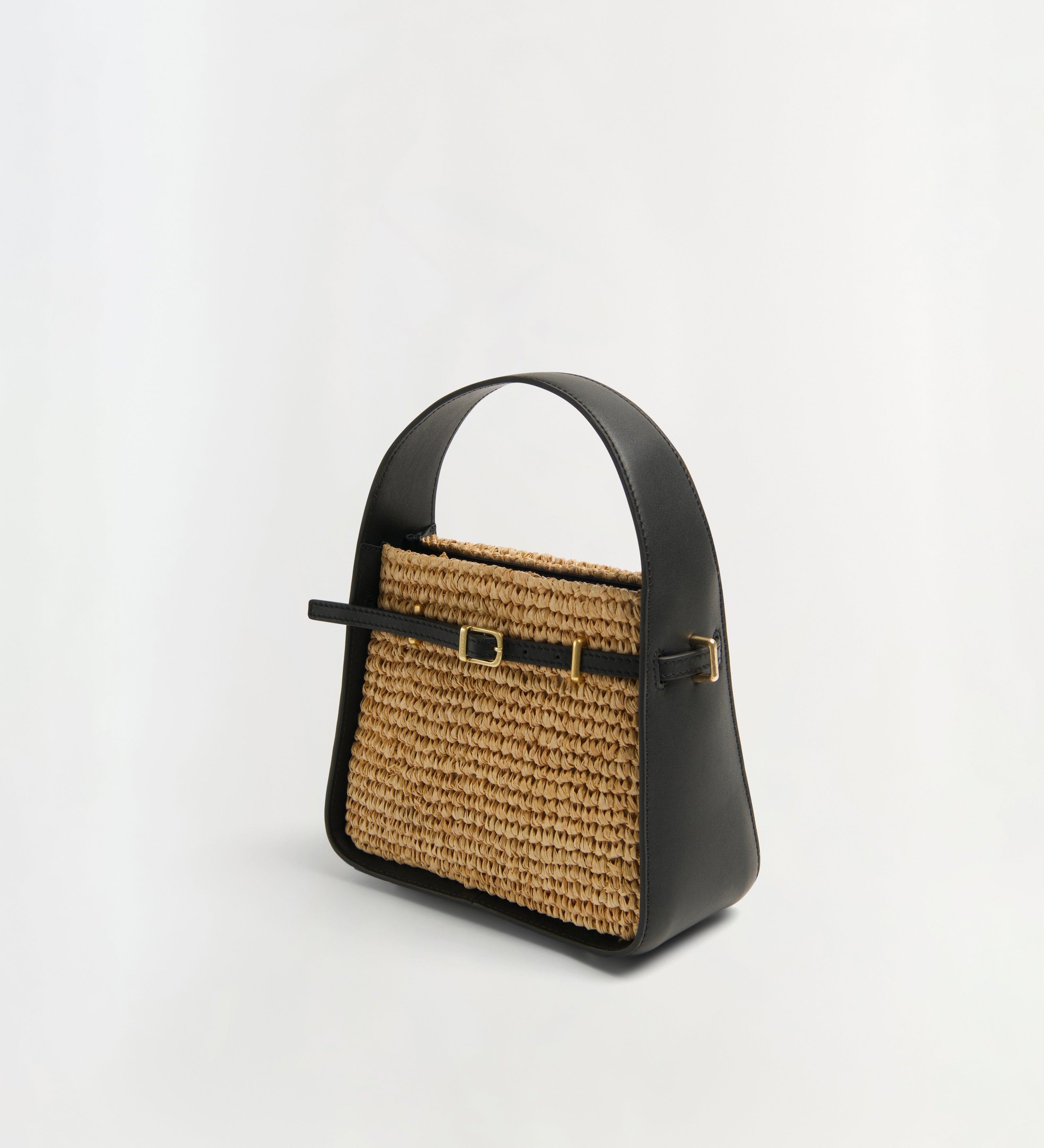 Simkhai - Cleo Mini Raffia Bucket Bag