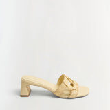 Simkhai - Monogram Raffia Block Heel