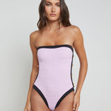 L'AGENCE - Tory Bandeau One-Piece Swimsuit
