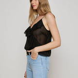 L'AGENCE - Erika Silk Chiffon Camisole