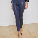 L'AGENCE - Margot Coated Cropped Skinny Jean