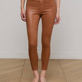 L'AGENCE - Margot Coated Cropped Skinny Jean