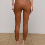 L'AGENCE - Margot Coated Cropped Skinny Jean