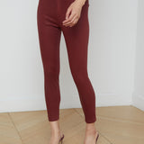 L'AGENCE - Margot Coated Cropped Skinny Jean