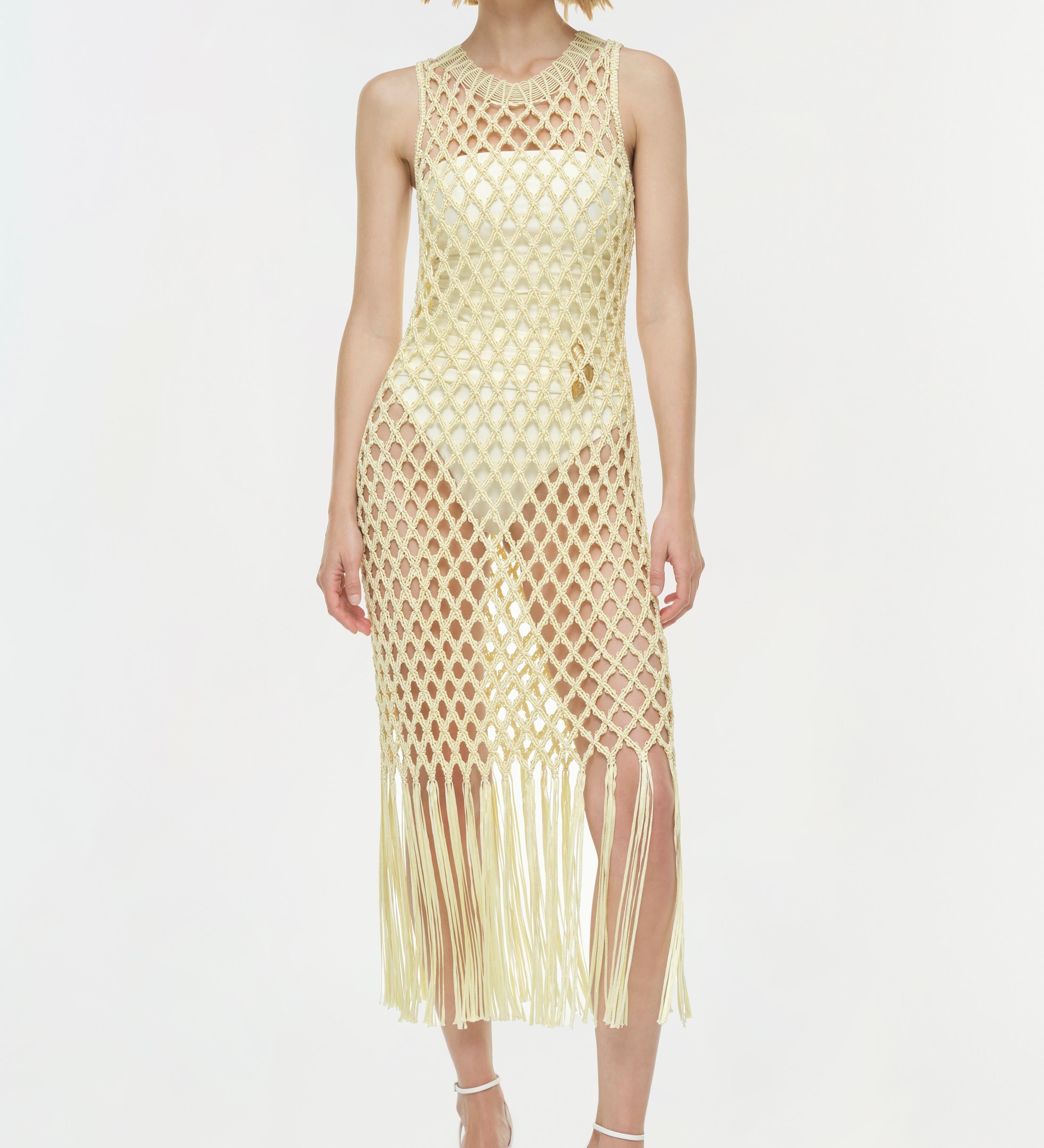 Simkhai - Jensen Macrame Midi Dress