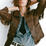 Nili Lotan - LAZARE FRINGE LEATHER JACKET