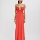 Christopher Esber - Arced Palm Strapless Dress