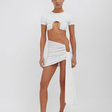 Christopher Esber - Arced Palm Micro Skirt