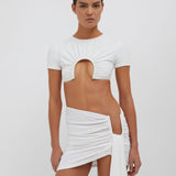 Christopher Esber - Arced Palm Micro Skirt