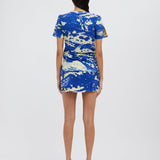 Christopher Esber - Platano Print Crushed Micro Skirt