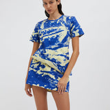 Christopher Esber - Platano Print Crushed Micro Skirt