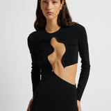 Christopher Esber - Salacia Wire Long Sleeve Column Dress