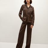 Veronica Beard - Edia Stirrup-Print Pant