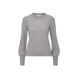 Veronica Beard - Nelia Cashmere Pullover | Button Accent