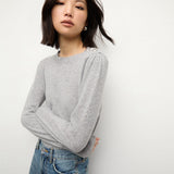 Veronica Beard - Nelia Cashmere Pullover | Button Accent
