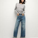 Veronica Beard - Nelia Cashmere Pullover | Button Accent