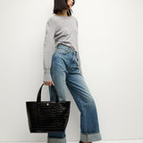 Veronica Beard - Nelia Cashmere Pullover | Button Accent