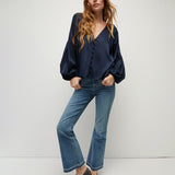 Veronica Beard - Valentin Stretch-Silk Top