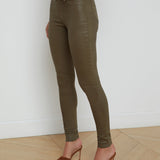 L'AGENCE - Marguerite Coated Skinny Jean