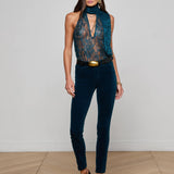 L'AGENCE - Marguerite Velvet Skinny Jean