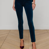 L'AGENCE - Marguerite Velvet Skinny Jean