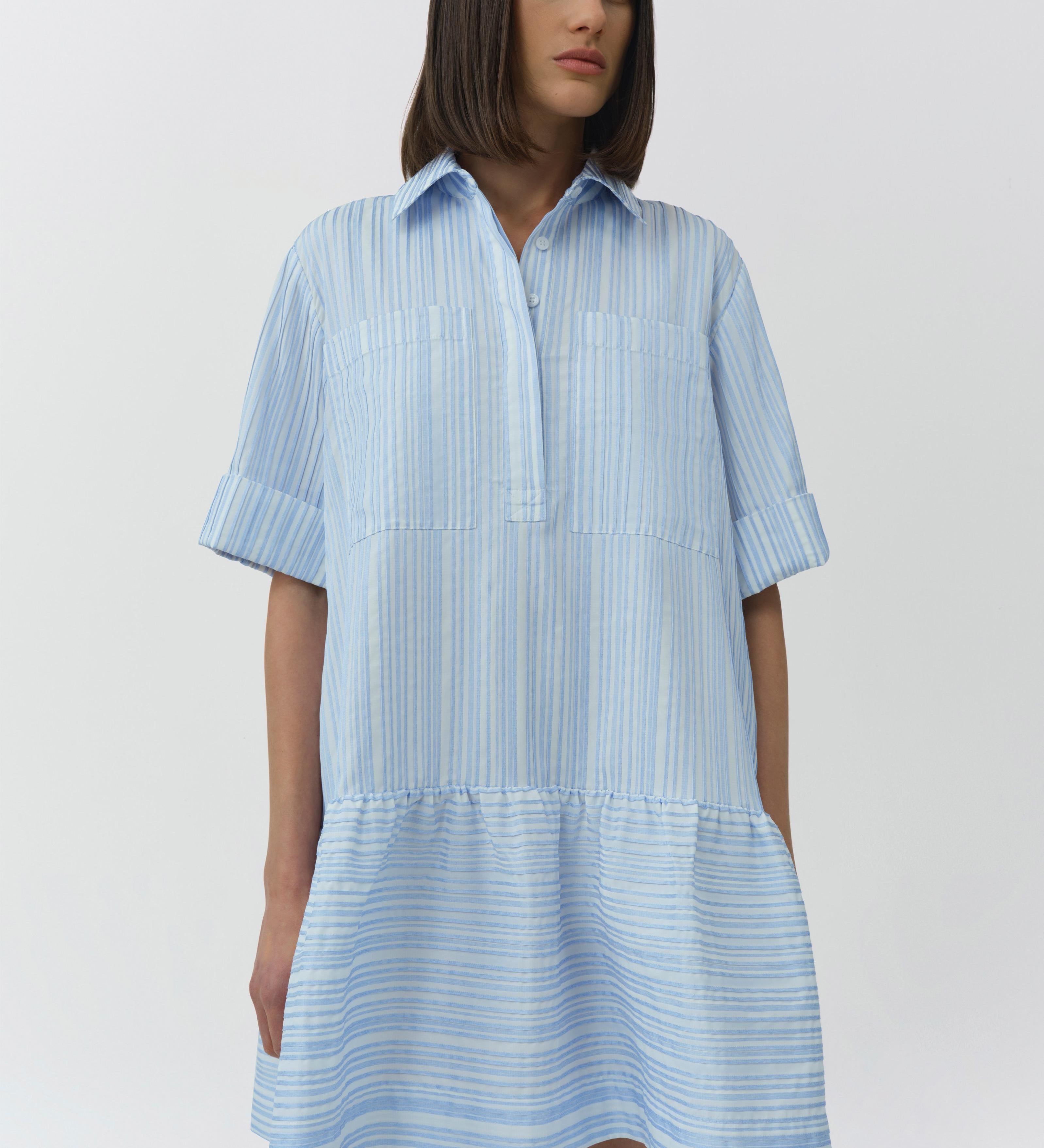 Simkhai - Criss Short Sleeve Shirt Dress