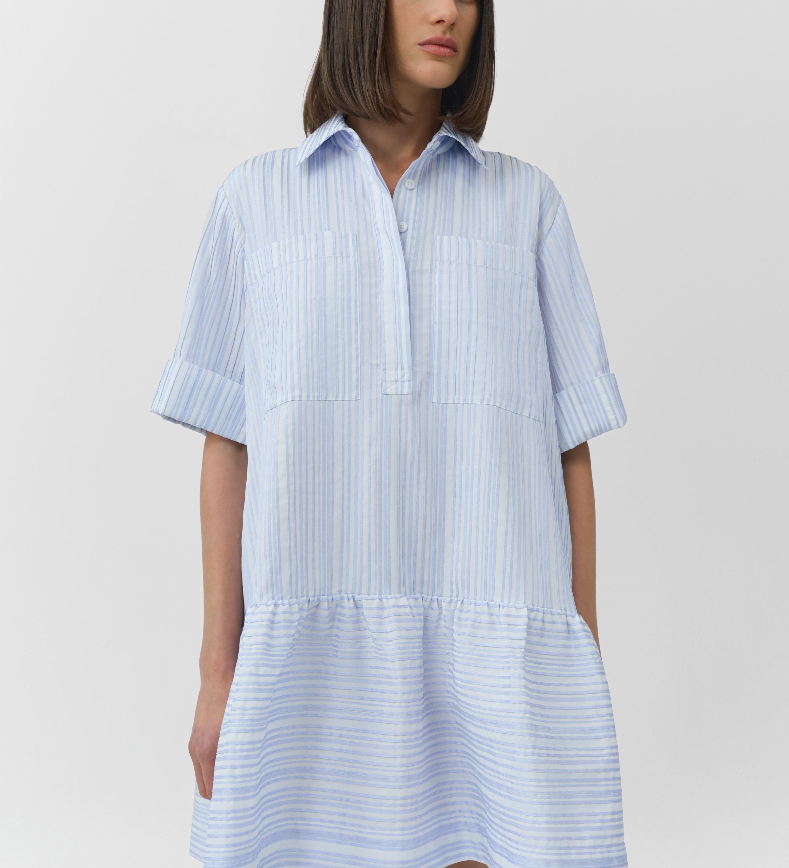 Simkhai - Cris Short Sleeve Shirt Dress