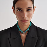 Aflalo - Turquoise Choker in White Gold