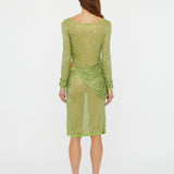 Christopher Esber - Cirrus Cutaway Long Sleeve Midi Dress