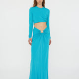 Christopher Esber - Bezel Quartz Ruched Skirt