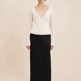 Posse - NANCY PENCIL SKIRT - BLACK