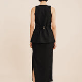 Posse - NANCY PENCIL SKIRT - BLACK