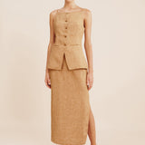 Posse - NANCY PENCIL SKIRT - WALNUT