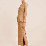 Posse - NANCY PENCIL SKIRT - WALNUT