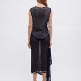 Christopher Esber - Cristalla Asymmetric Knit Top