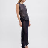 Christopher Esber - Cristalla Asymmetric Knit Top