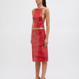 Christopher Esber - Alocasia Leaf Tie Back Top