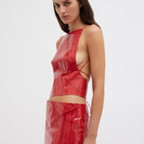 Christopher Esber - Alocasia Leaf Tie Back Top