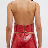 Christopher Esber - Alocasia Leaf Tie Back Top