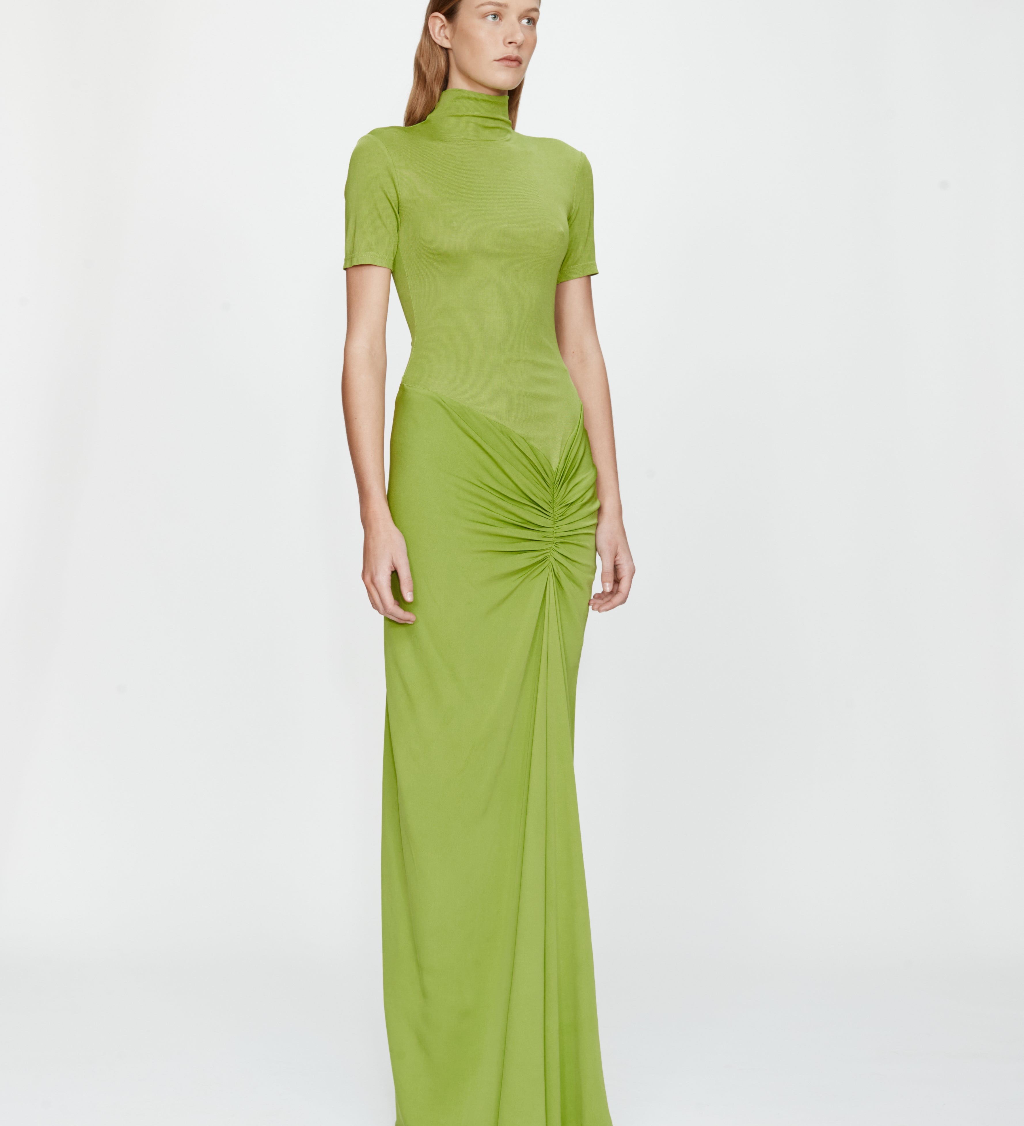 Christopher Esber - Fusion Ruched Tee Gown