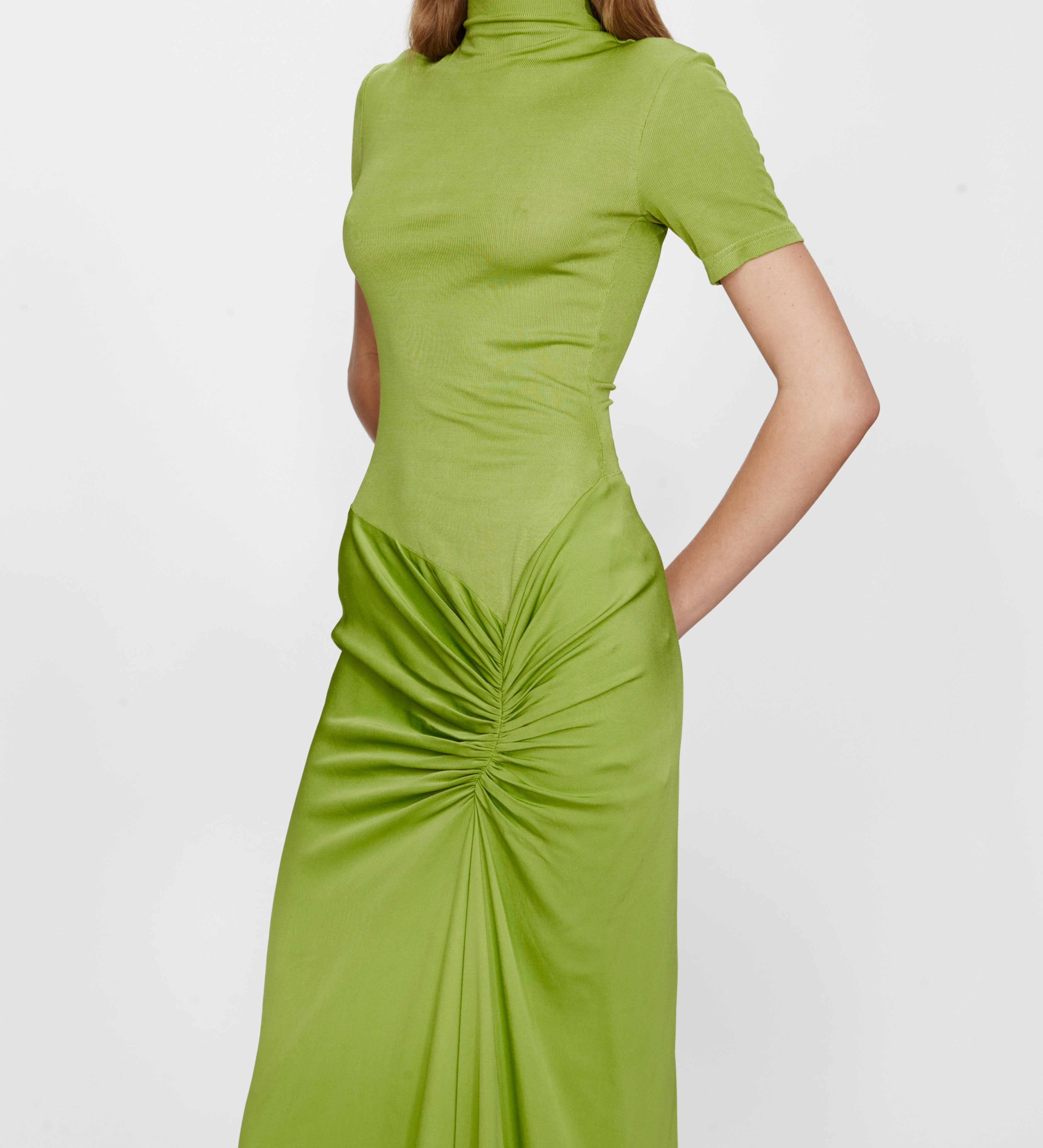 Christopher Esber - Fusion Ruched Tee Gown