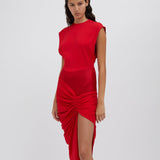 Christopher Esber - Fusion Ruched Micro Dress