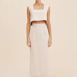 Posse - CALEB CROP TOP - NATURAL