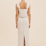 Posse - CALEB CROP TOP - NATURAL