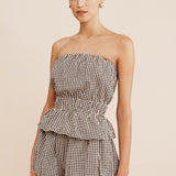 Posse - AURELIA SHORT - GINGHAM