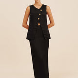 Posse - GIGI PENCIL SKIRT - BLACK
